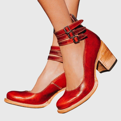 Séverine | Multi-Buckle Heels