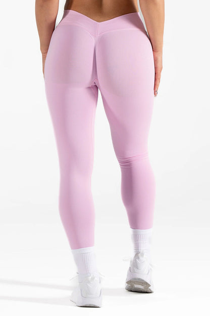 Seamless High-Waist V-Cut Tummy Control Yoga Leggings