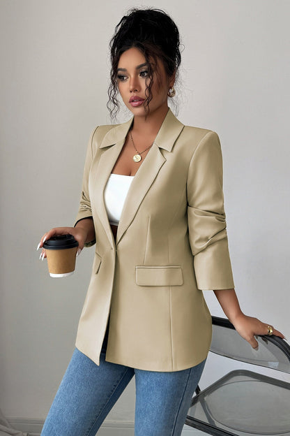 Minimalist Long Sleeve Blazer