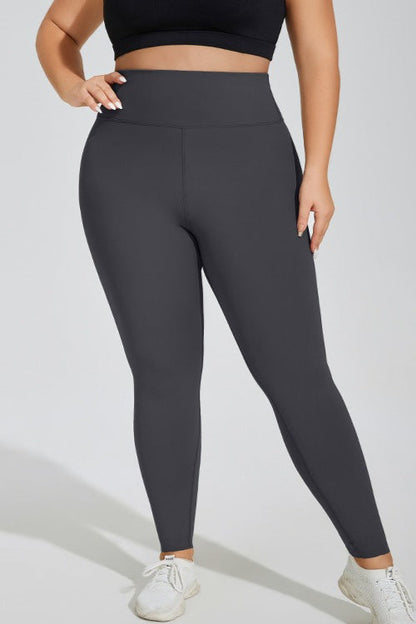 Plus Size Fleece High-Waisted Booty Leggings