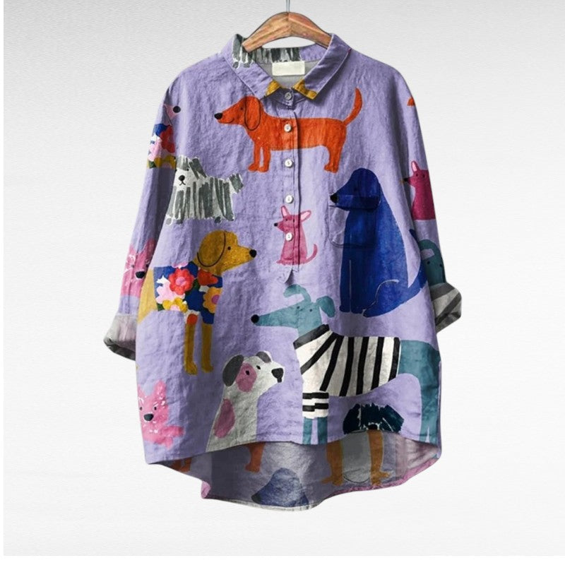 Lison | Animal Playful Blouse