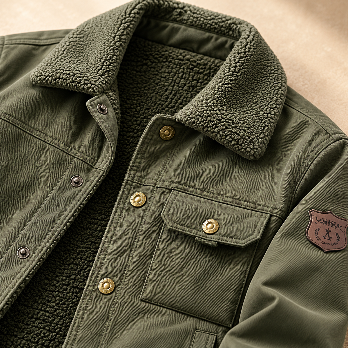 Banff Sherpa Lined Trucker Jacket