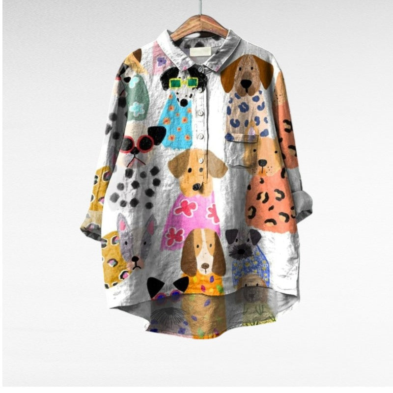 Lison | Animal Playful Blouse