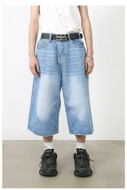 Vintage Y2K Loose Cropped Jeans