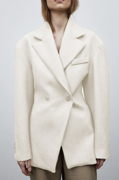 Lapel Relaxed Fit Blazer