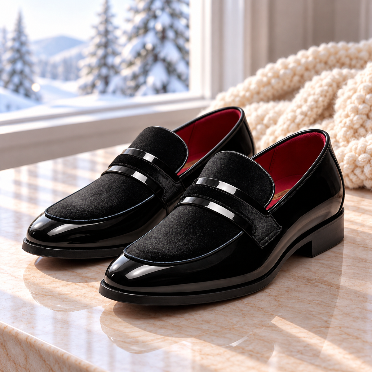Caruso Velvet Lounge Loafers