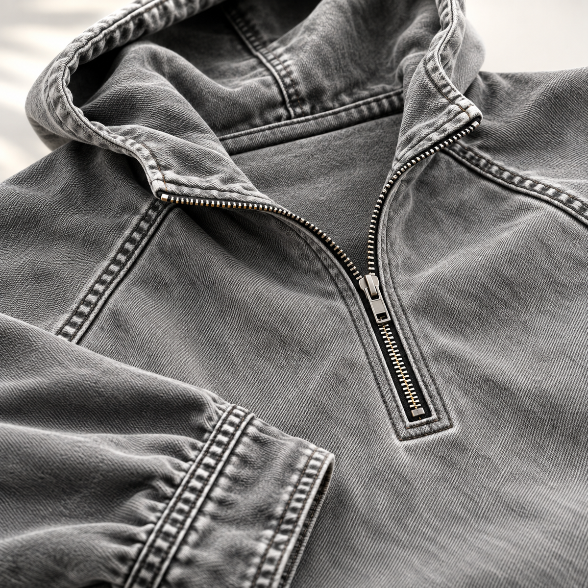 Jacob Washed Zip Hoodie