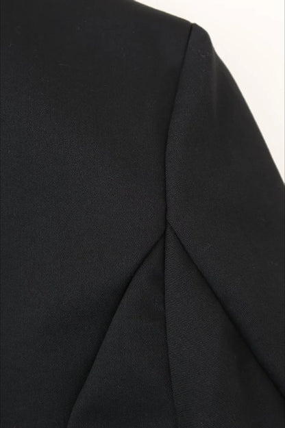 High Waist V-Neck Blazer