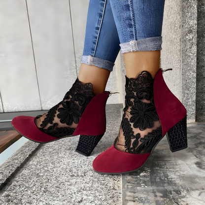 Isabelle | Lace Heels