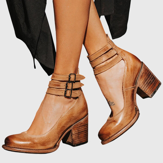 Séverine | Multi-Buckle Heels