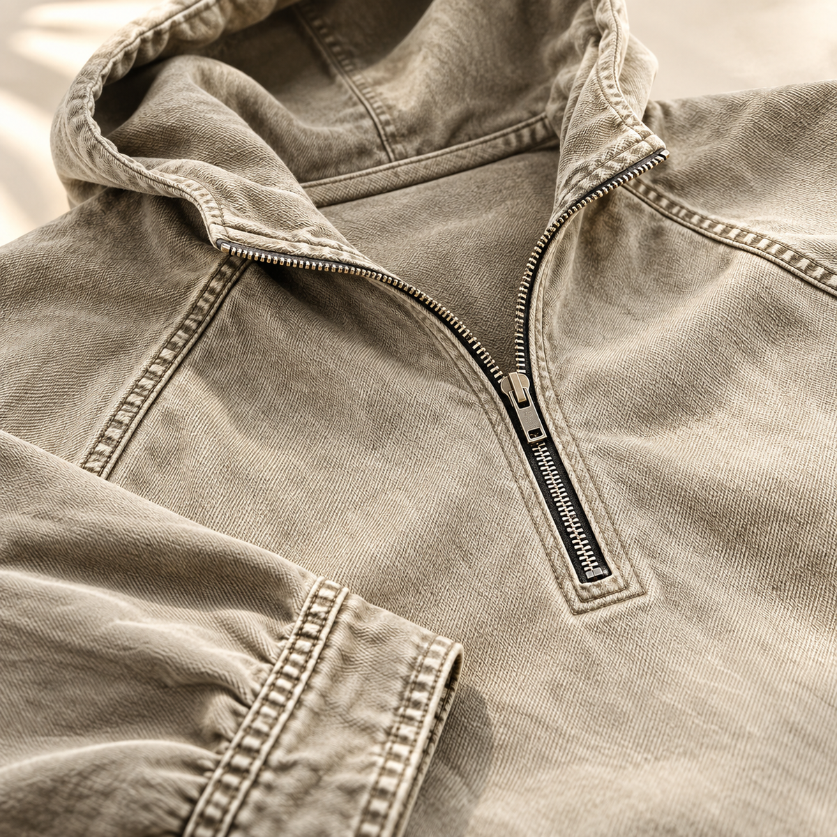 Jacob Washed Zip Hoodie