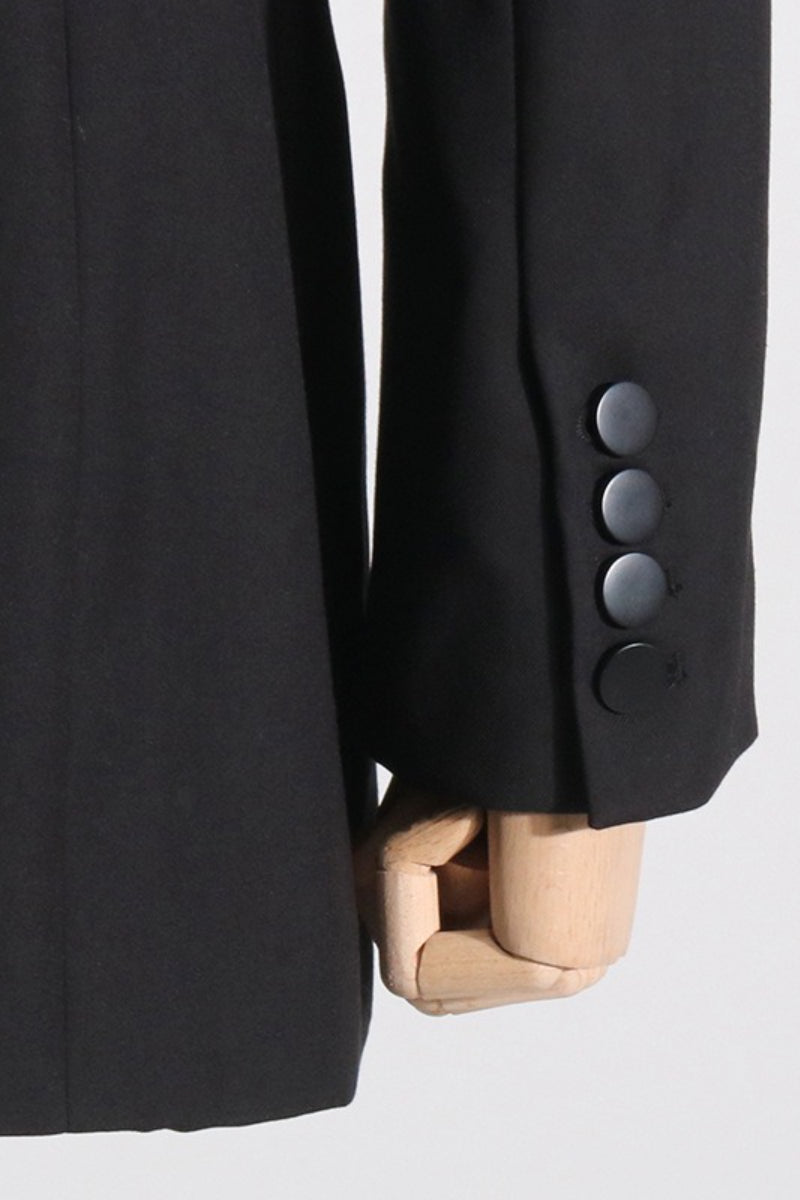 Stylish V-neck Sexy Sheer Mesh Blazer