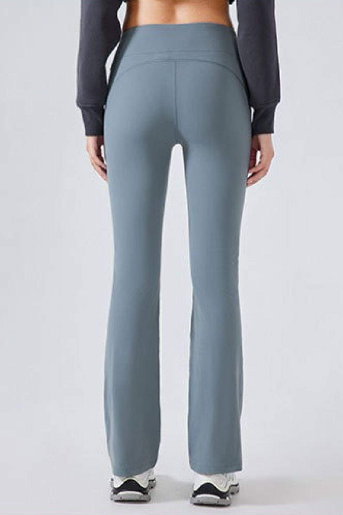 High-Waisted Fleece Lined Flared Yoga Leggings