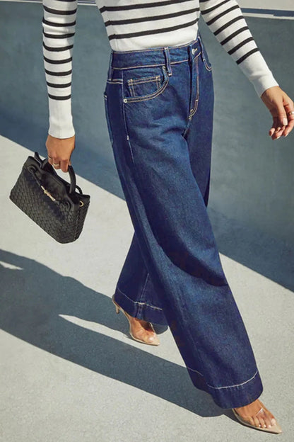 High Waist Wide Leg Jeans