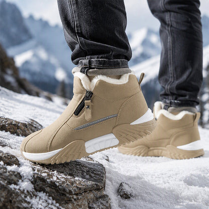 Leif | Men's Fleece-Lined Leather Winter Boots
