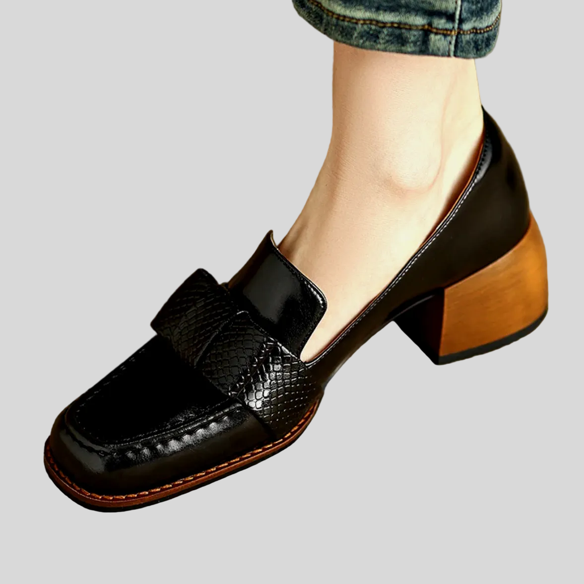 Armelle | Textured Loafers