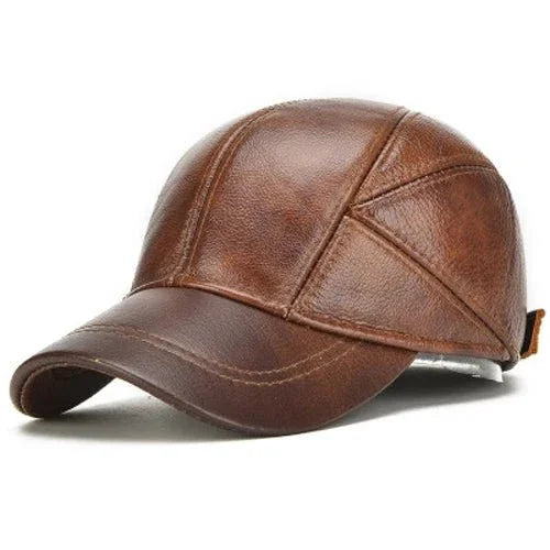 Aspen Cowhide Leather Cap
