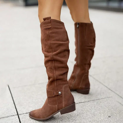 Botas de Ante Cómodas y Cálidas Elegantes | Elena