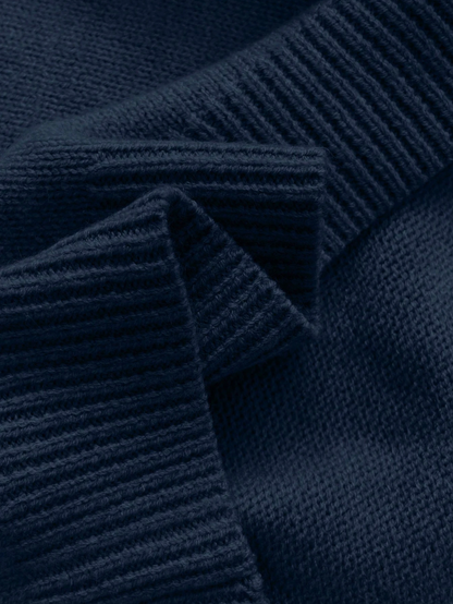 Celine | Lace-Collar Sweater, Cashmere-Soft Knit