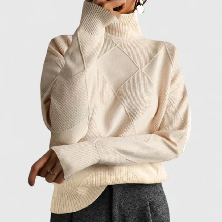 WILMA – COZY TURTLENECK KNIT SWEATER