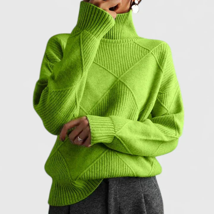WILMA – COZY TURTLENECK KNIT SWEATER