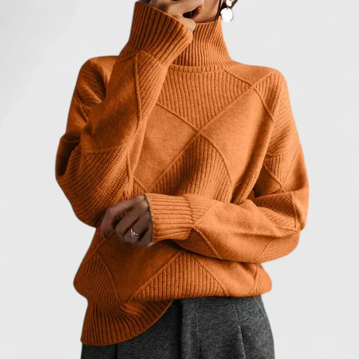 WILMA – COZY TURTLENECK KNIT SWEATER