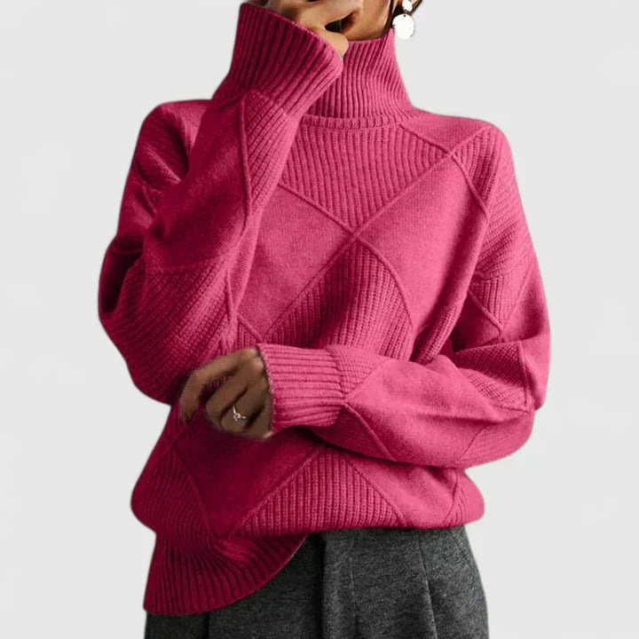 WILMA – COZY TURTLENECK KNIT SWEATER