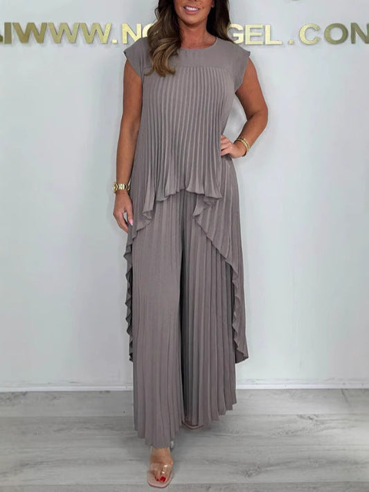 Morie – Elegant Pleated Co-Ord Set