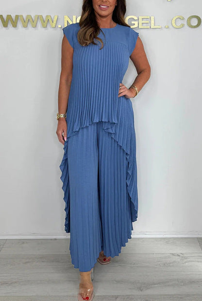 Morie – Elegant Pleated Co-Ord Set
