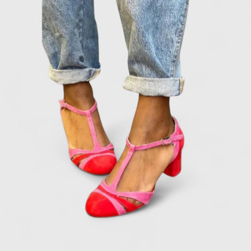 Lola | Colorblock Heels