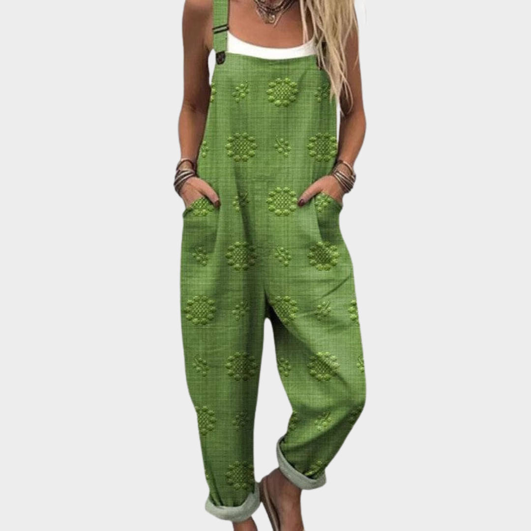 Printed Strap Pants