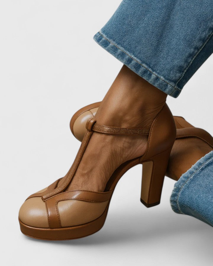 Gabrielle | Retro Platform Heels