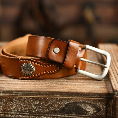 Lone Star Leather Belt