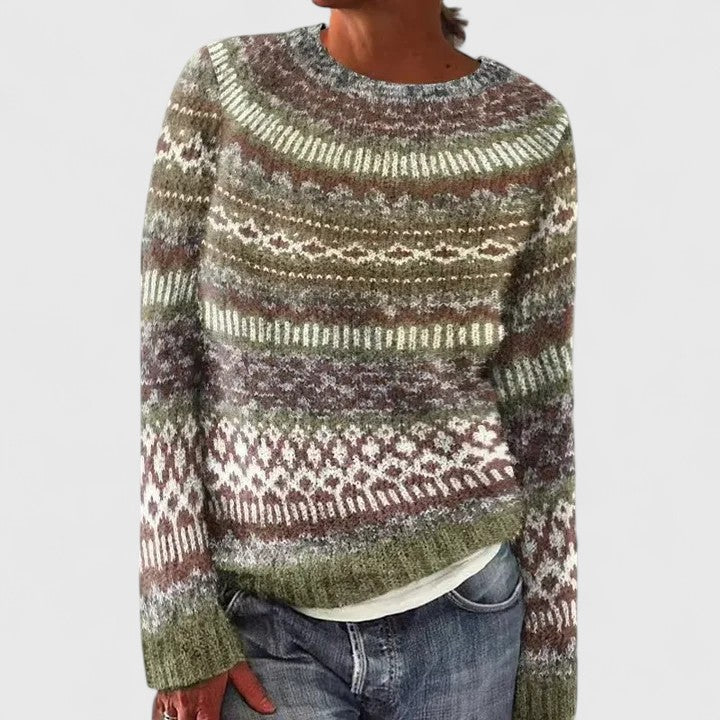 ELISE – NORDIC KNIT SWEATER