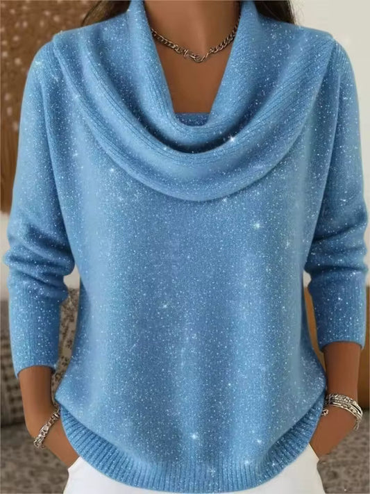 Nebula | Draped-Neck Sweater