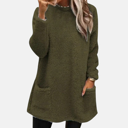 ISABEL – COZY FLEECE LONG SWEATSHIRT