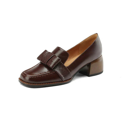 Armelle | Textured Loafers