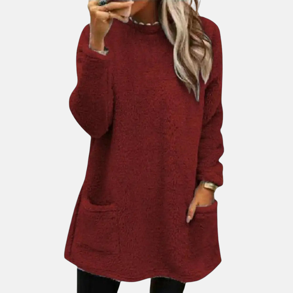 ISABEL – COZY FLEECE LONG SWEATSHIRT