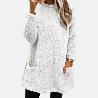 ISABEL – COZY FLEECE LONG SWEATSHIRT