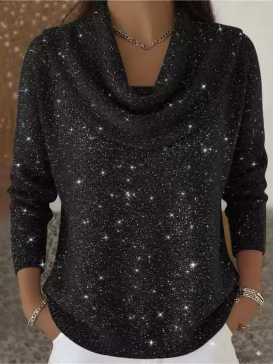 Nebula | Draped-Neck Sweater