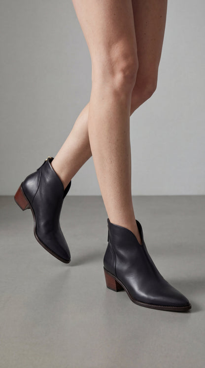 Botines de tacón bajo para mujer | Cristina
