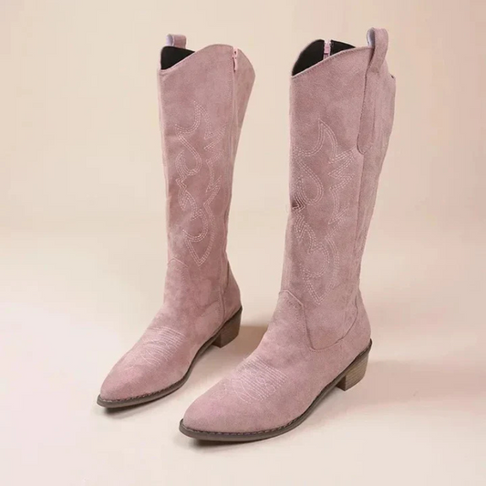 High Sierra Suede Western Boots for Women