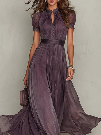 Amara | Flowing Chiffon Maxi Dress