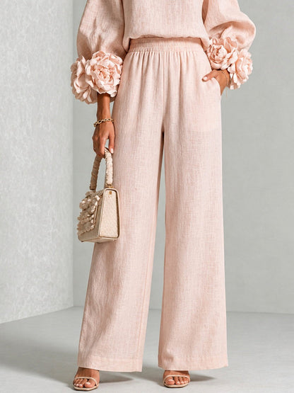 Mila - Linen Blend Two-Piece Set
