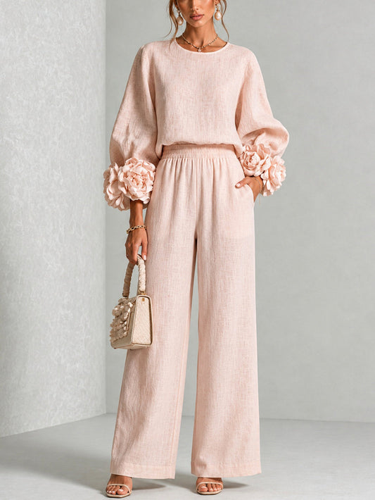 Mila - Linen Blend Two-Piece Set