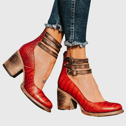 Séverine | Multi-Buckle Heels