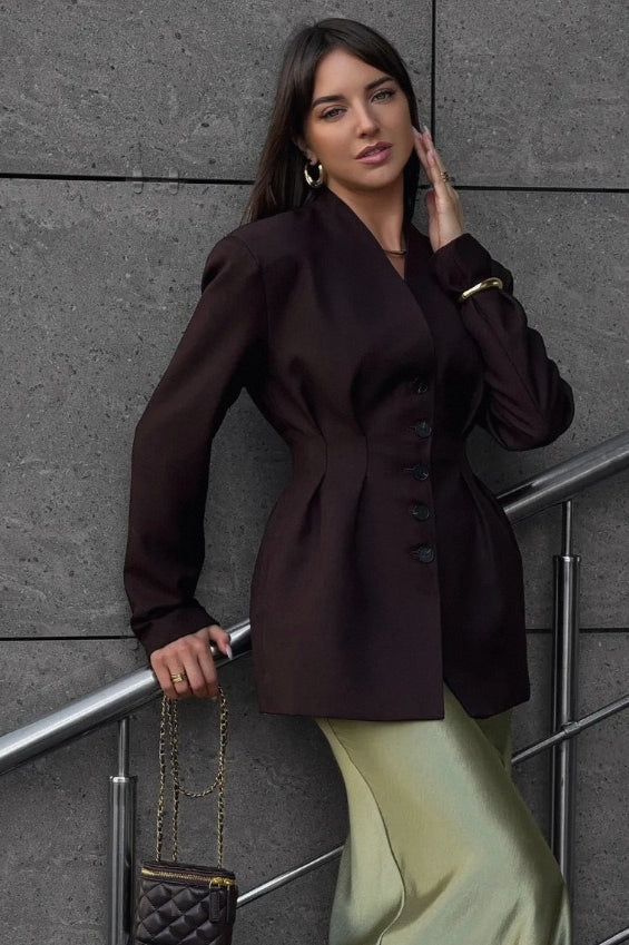 Elegant Long Sleeve Blazer