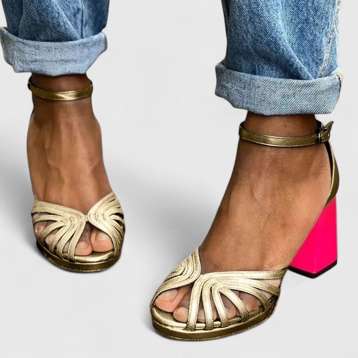 Faustine | Contrasting Heels