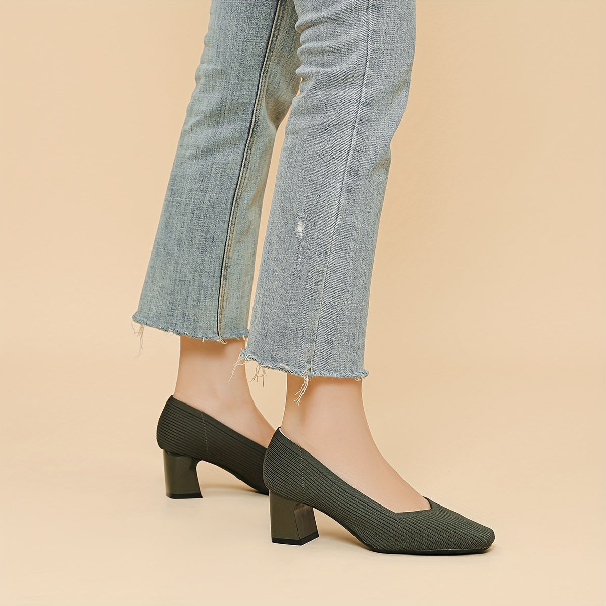 Elise | Textured Heels