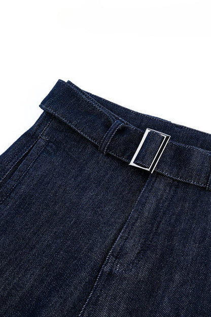 High Waist Loose Straight Leg Jeans